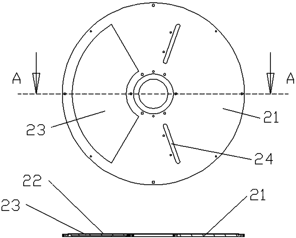 Flexible vibrating disc