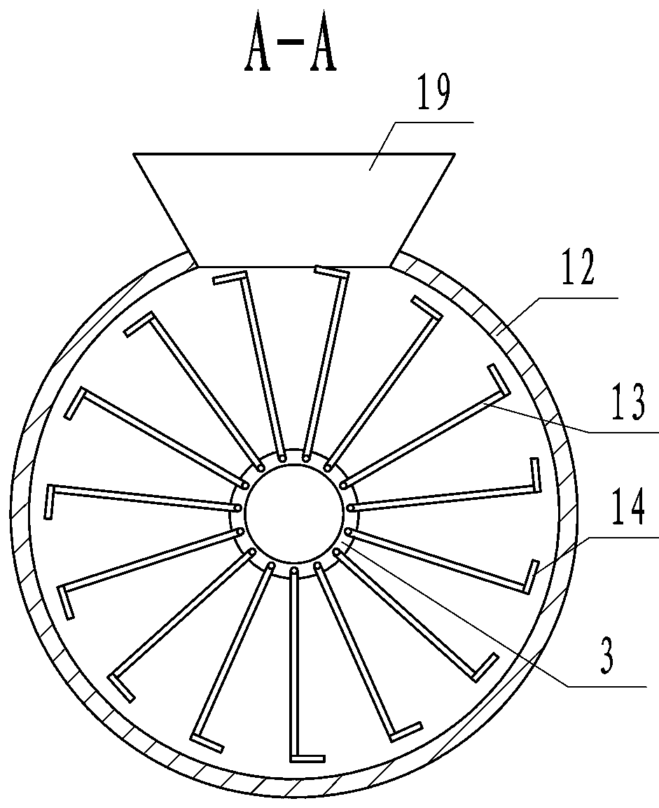 A reprocessing device for construction waste steel bars