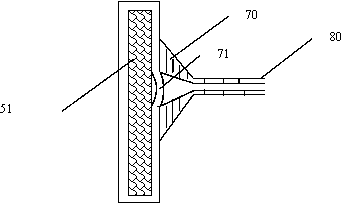 Device for measuring internal pressure of vacuum insulating panel and testing method thereof