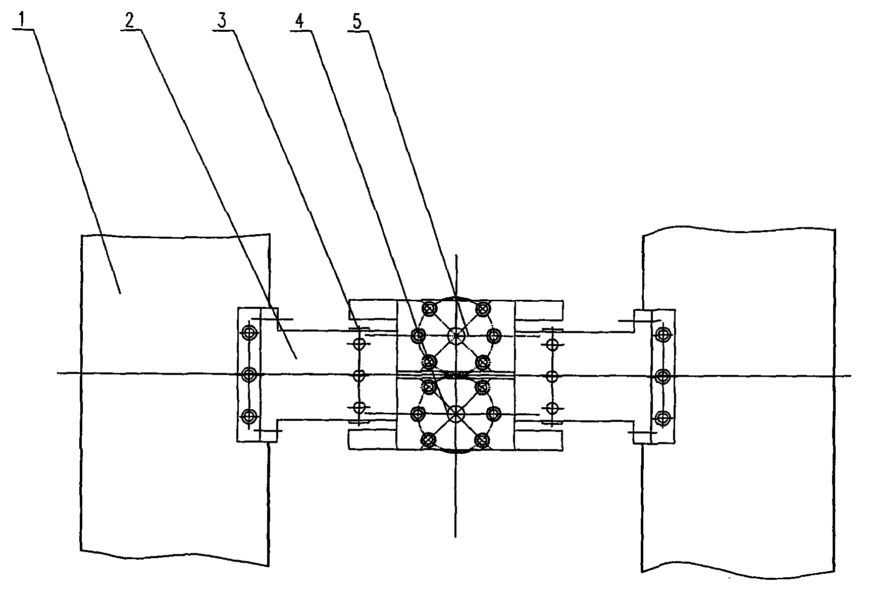 Hydraulic working roll bending device for cold-rolling mill