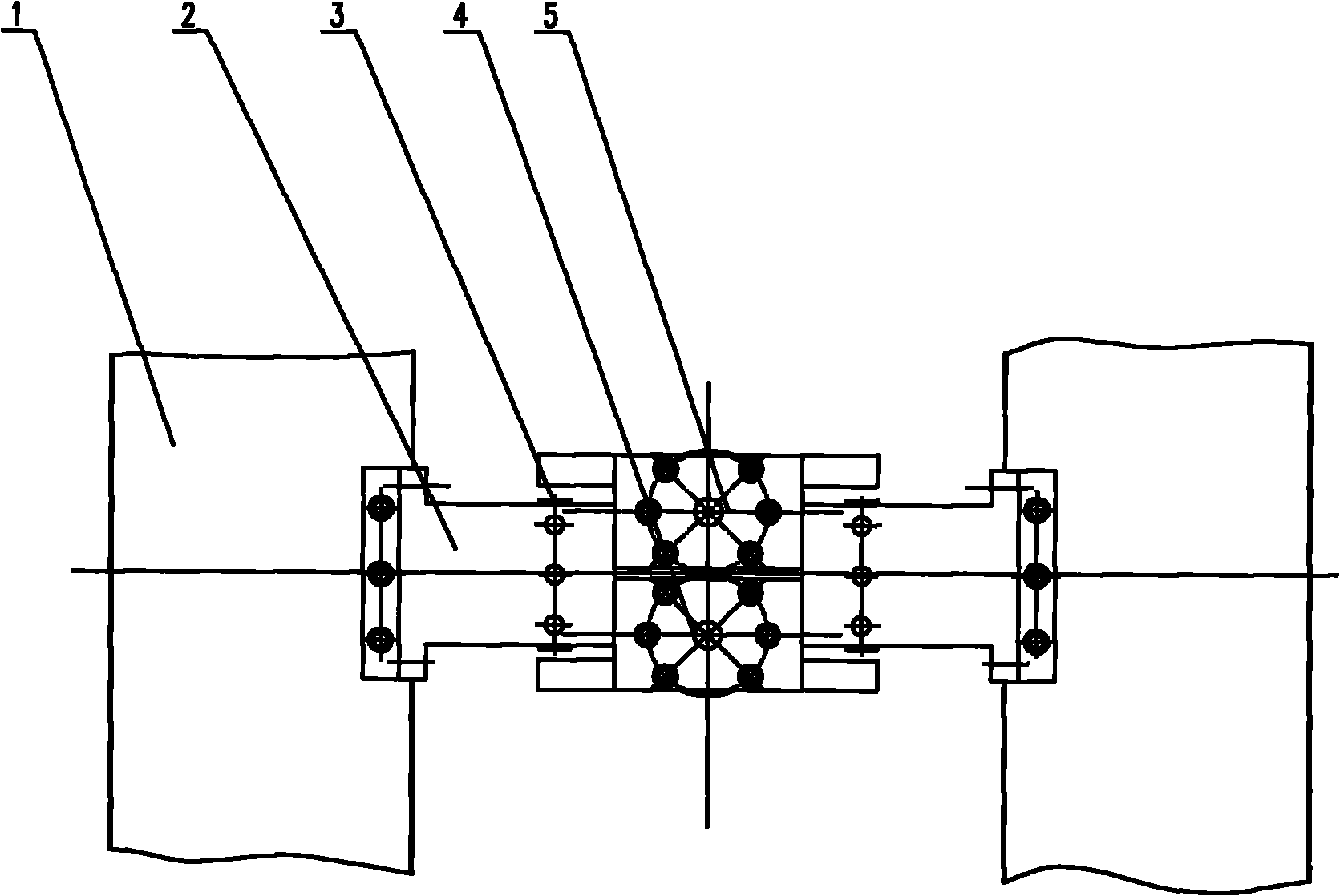 Hydraulic working roll bending device for cold-rolling mill