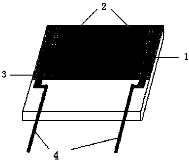 Zinc oxide/polypyrrole nano composite resistance-type film gas sensor and production method thereof