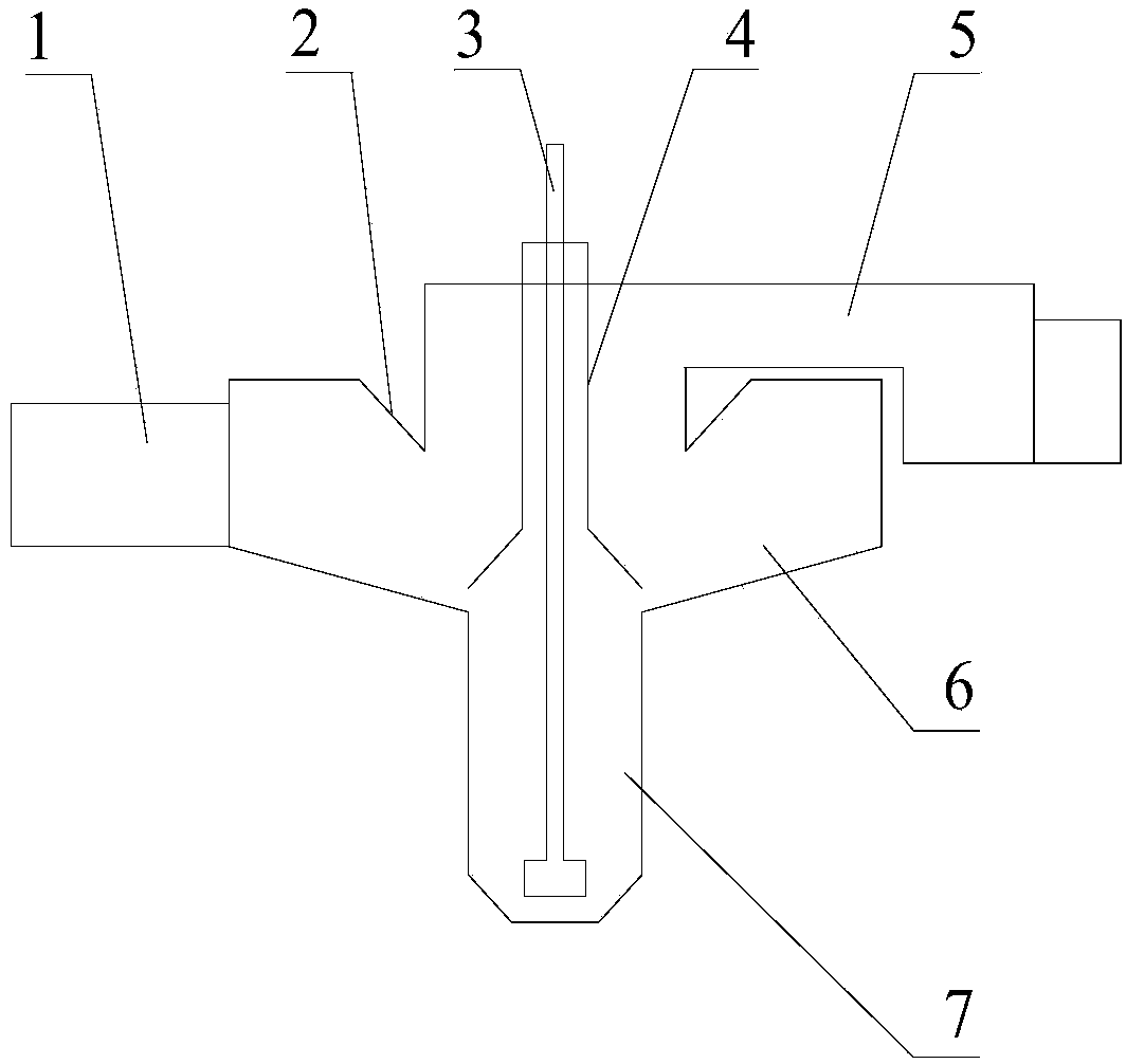 Rainwater pipeline rotational flow grit chamber