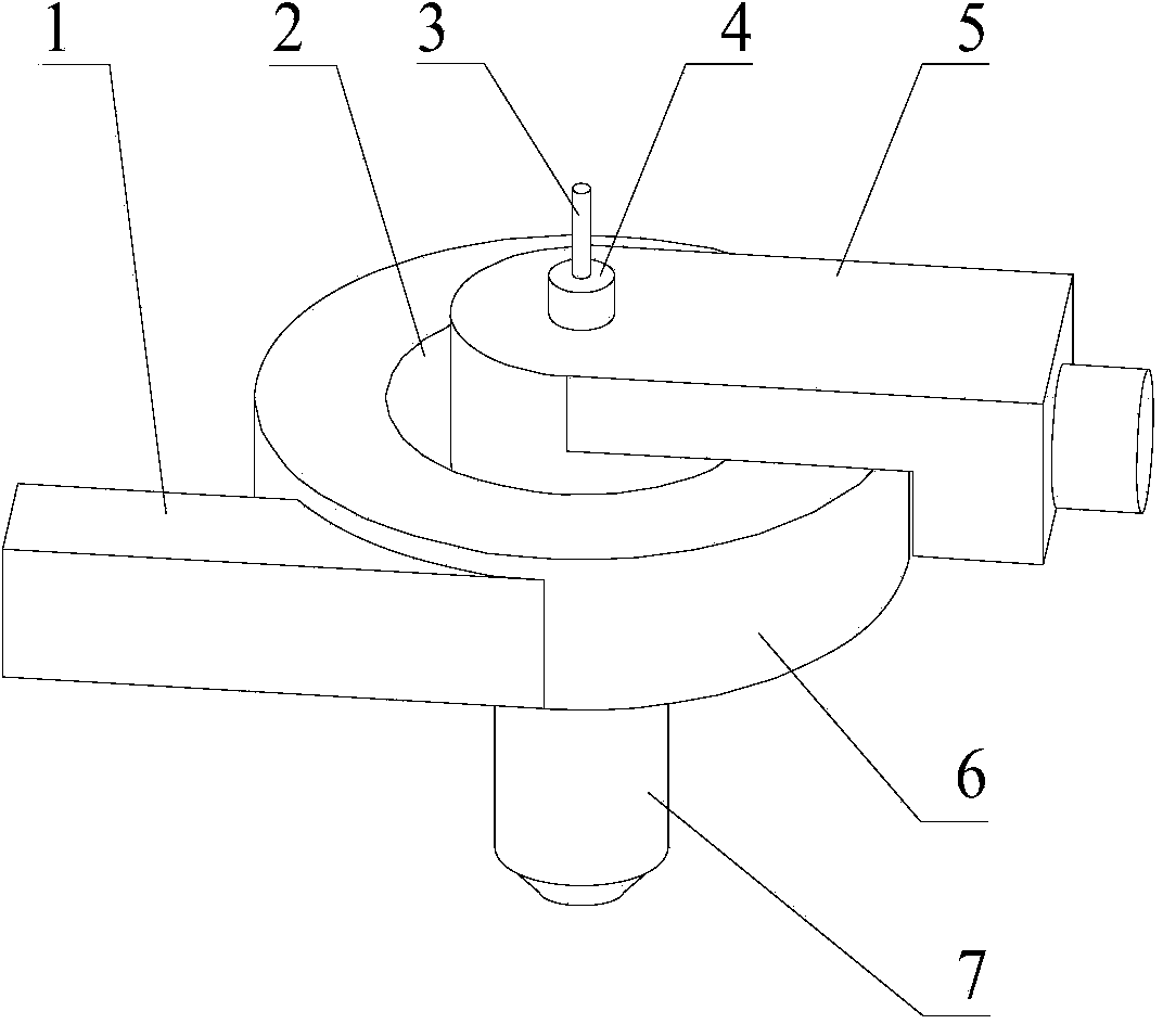 Rainwater pipeline rotational flow grit chamber