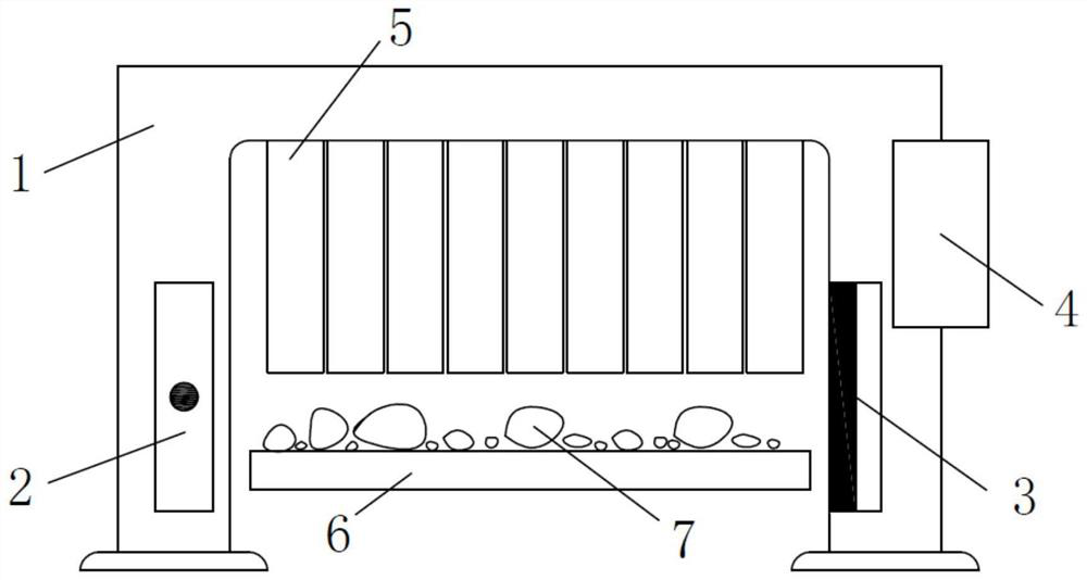 A CT real-time scanning imaging device and method for tbm slag ray transmission imaging