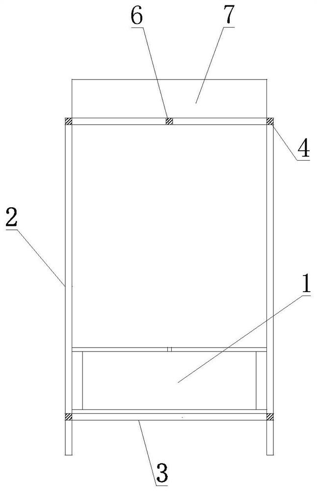 Rapid cooling device for asphalt test piece