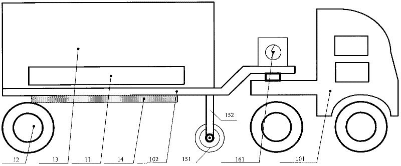 Laser dynamic deflection survey vehicle