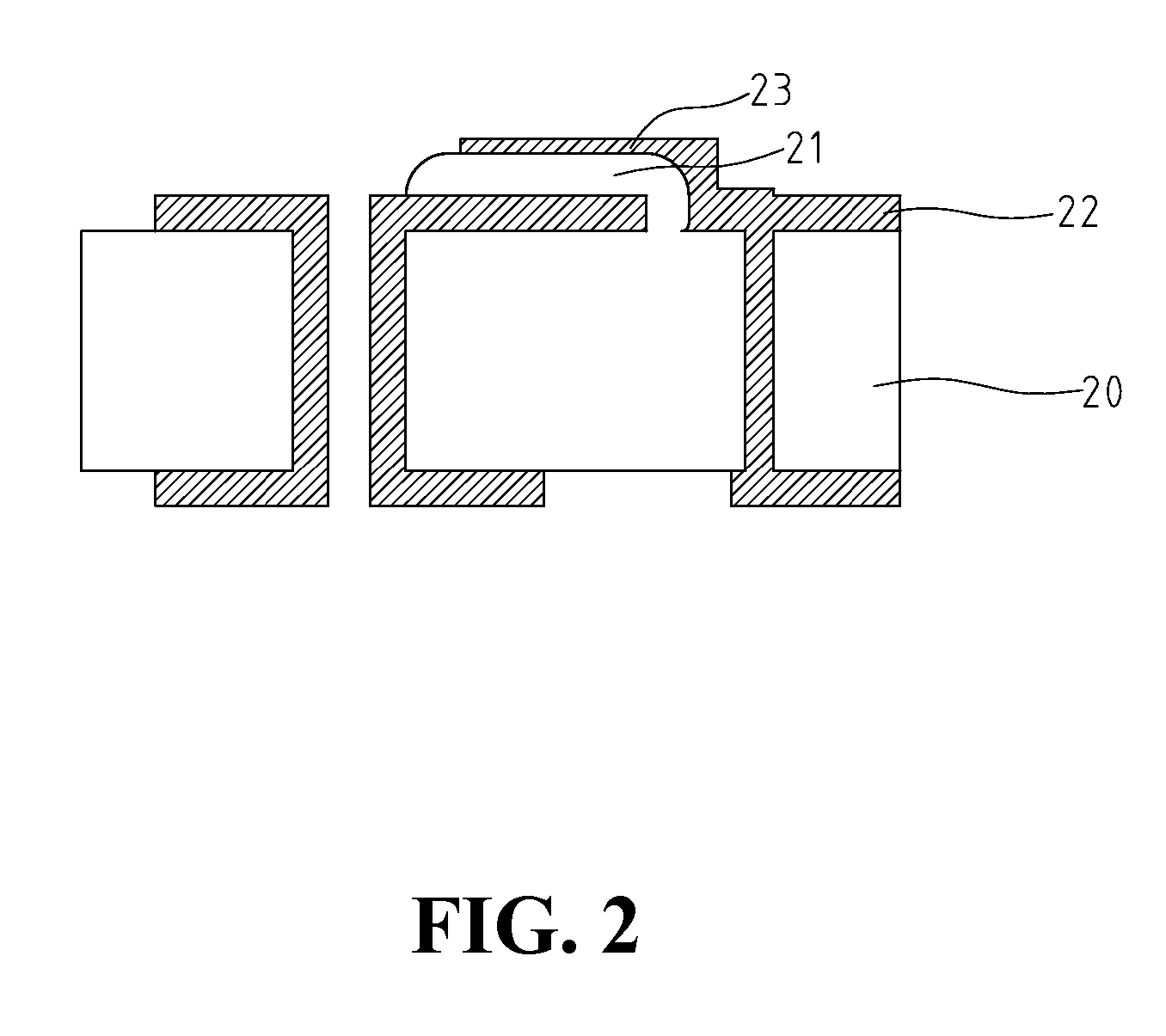 Structure Of Embedded Capacitors And Fabrication Method Thereof