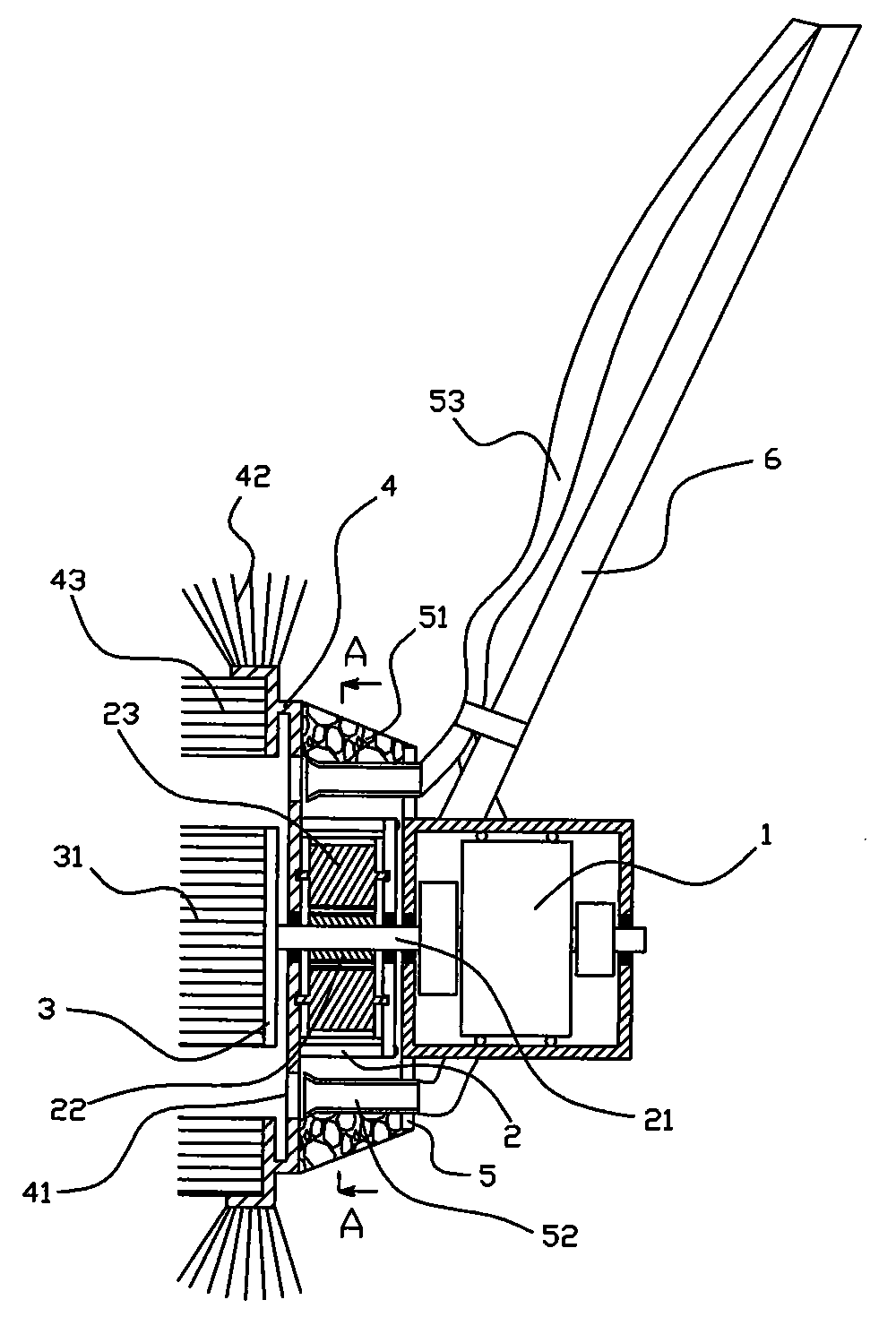 Electric sewage suction device for factory farming