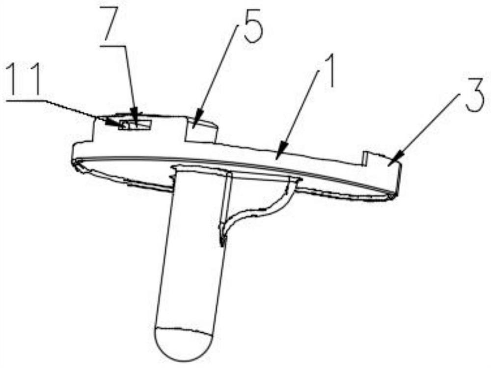 Novel knee joint prosthesis with locking mechanism