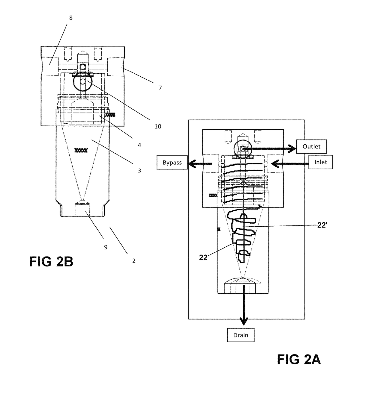 Cyclonic system for enhanced separation of fluid samples and the like, and method therefore