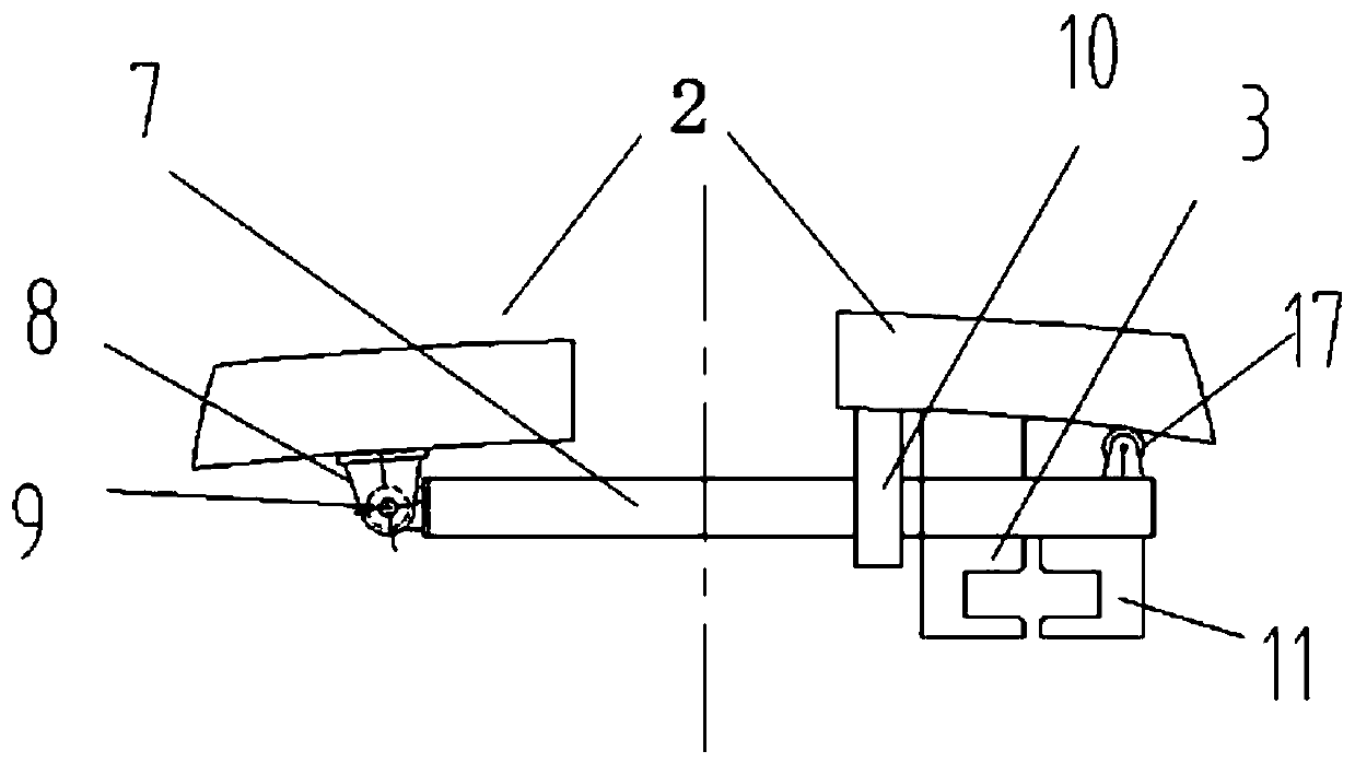 Force-increasing demolding device for large-diameter vertical shaft template