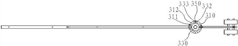 Pavilion roof droop ridge radian installation positioning device