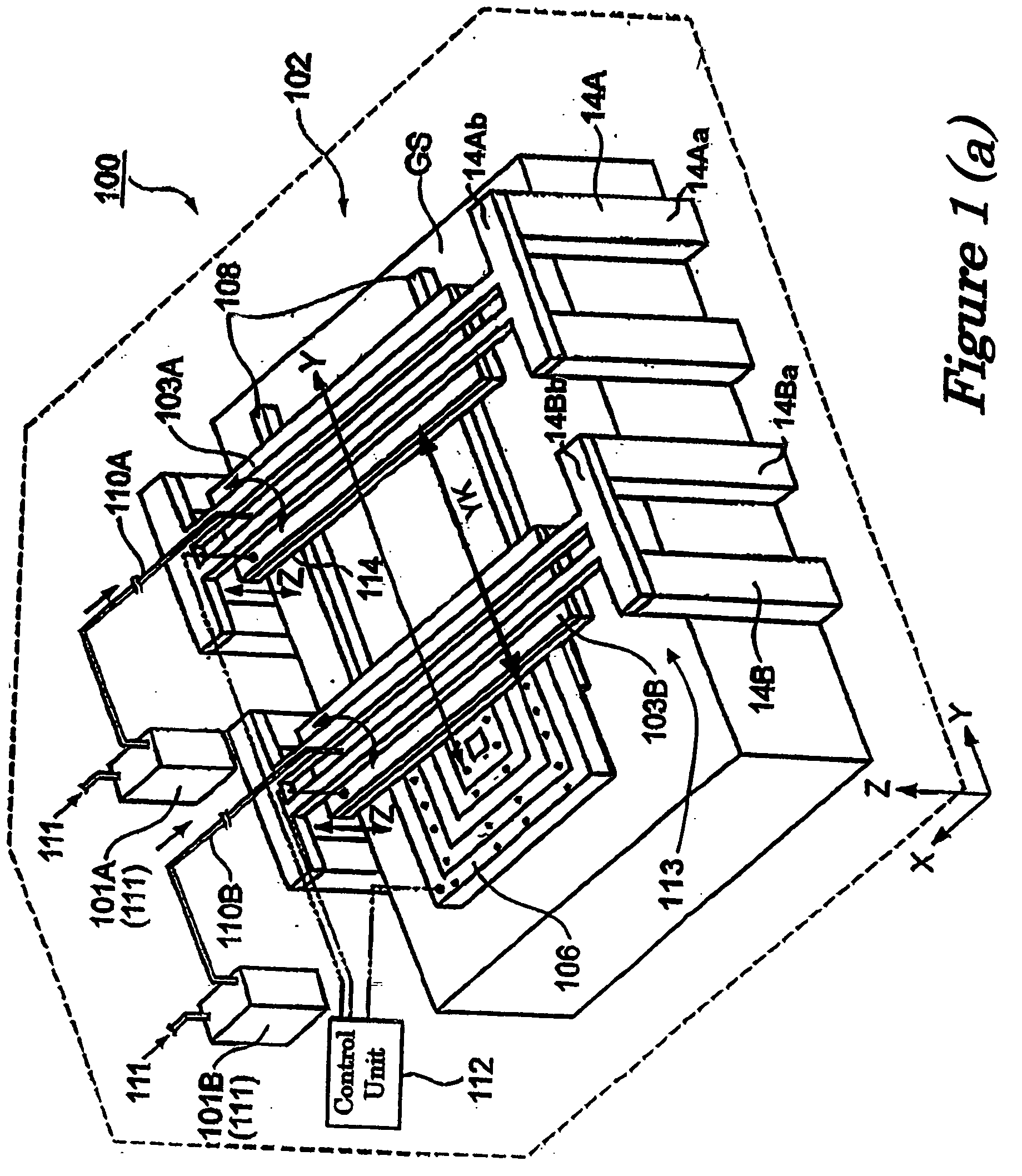 Discharge apparatus, material application method, manufacturing method for color filter substrate, manufacturing method for electroluminescence display apparatus, manufacturing method for plasma display apparatus, and wiring manufacturing method