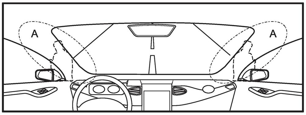 Hidden car pillar structure, car body structure and car