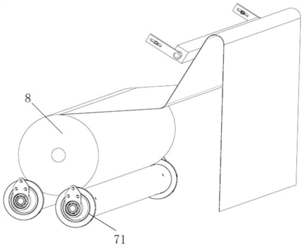 Mattress rolling machine