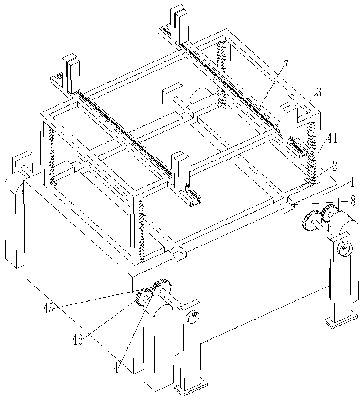 Lifting device for heavy machinery