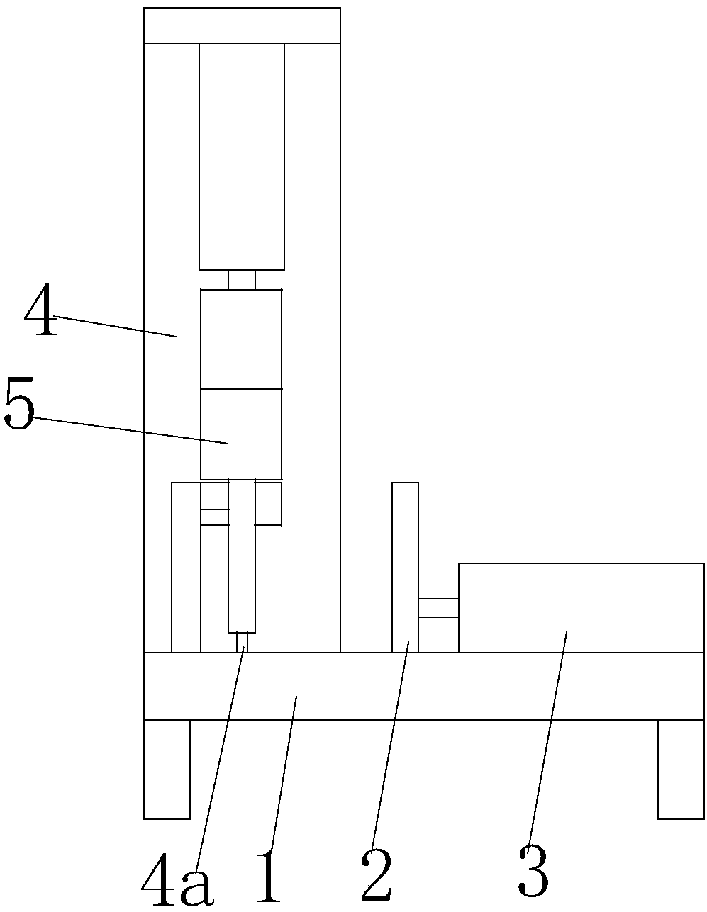 Quick forging device for steel plate