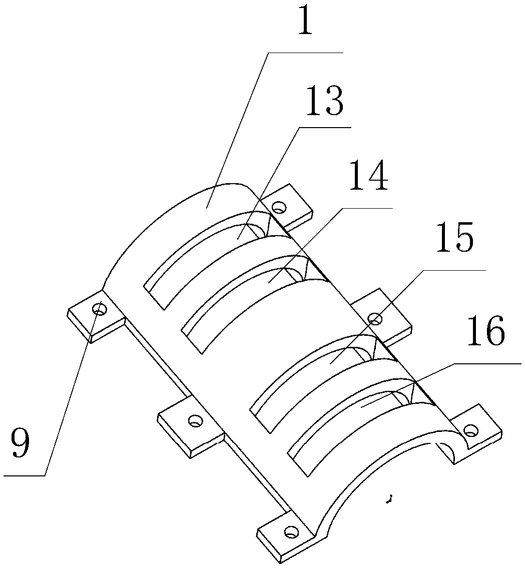 An auv multi-beam sonar carrying device