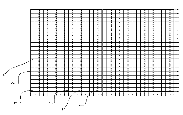 Convex point grid platform of plasma and flame numerical control cutting machine