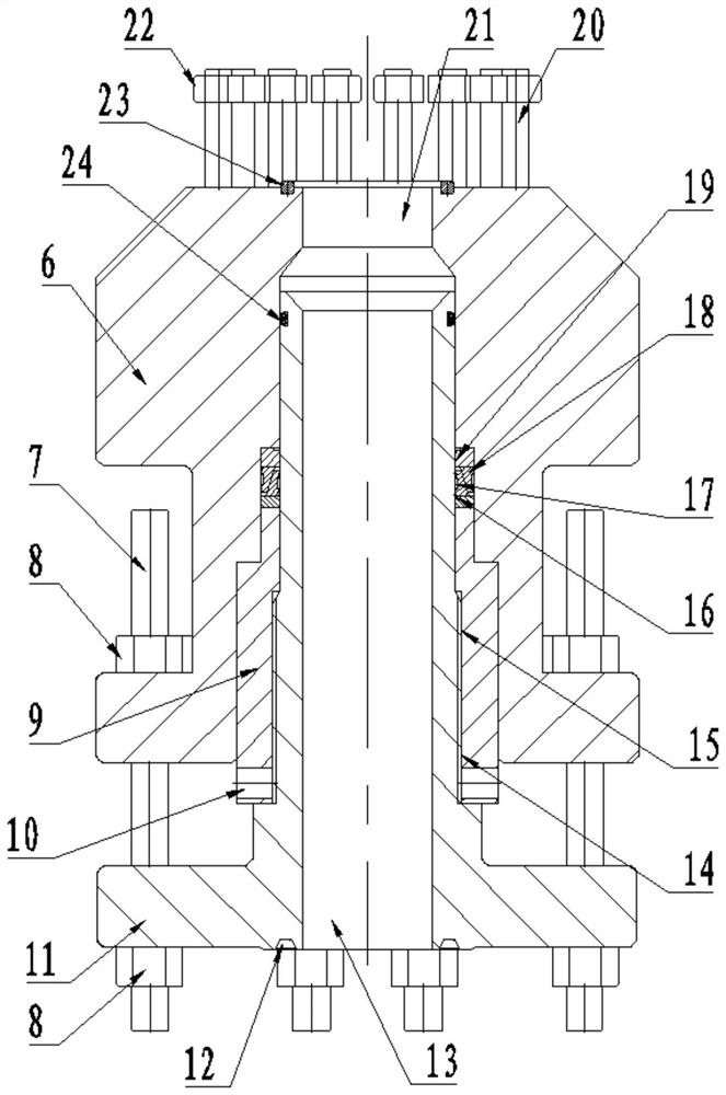 An adjustable connecting device suitable for manifold connection