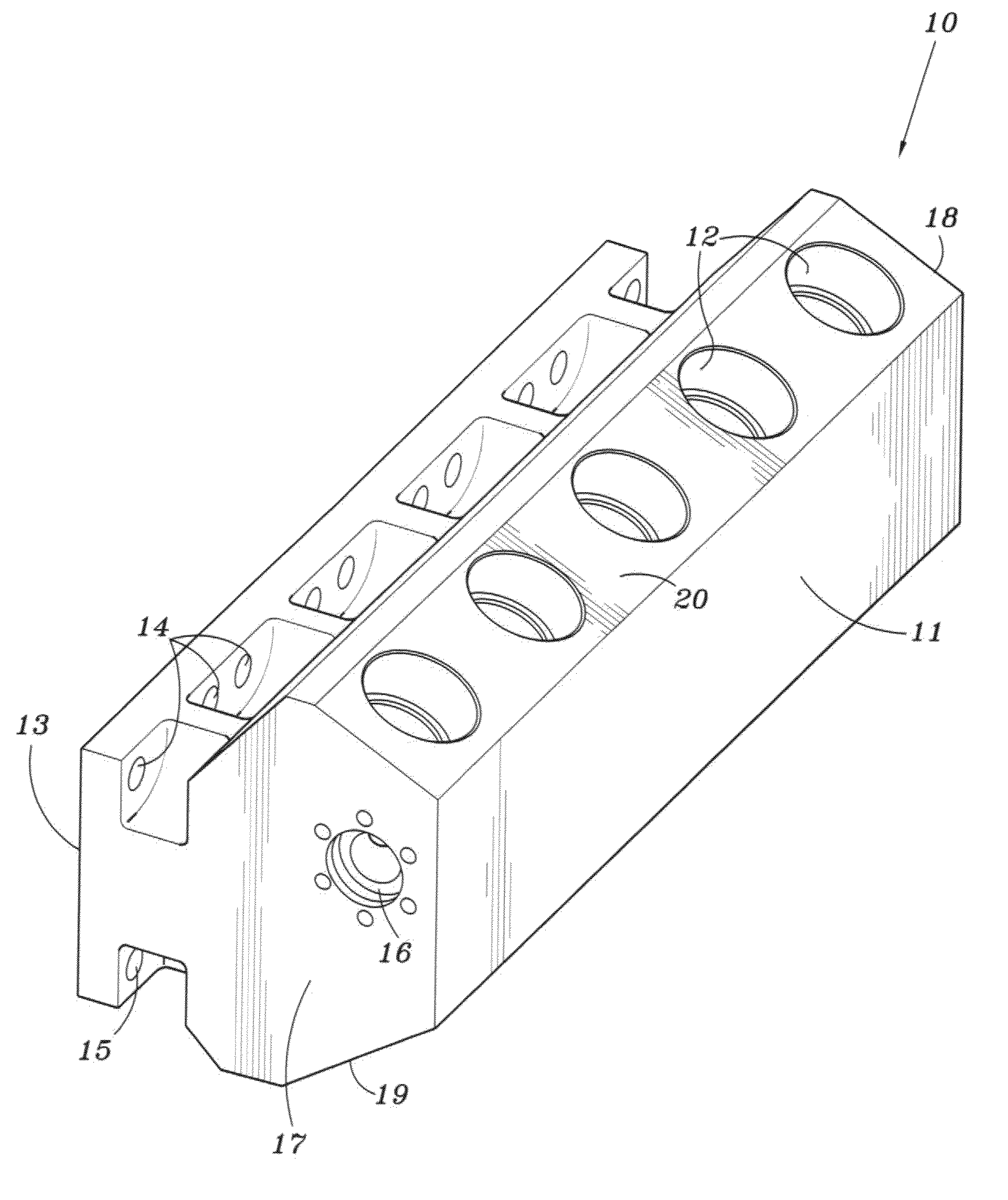 Pump with a Sculptured Fluid End Housing