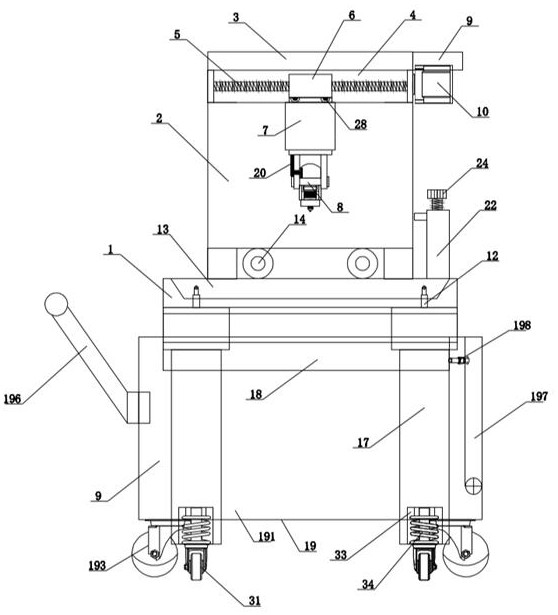 High-strength sheet metal machining working platform