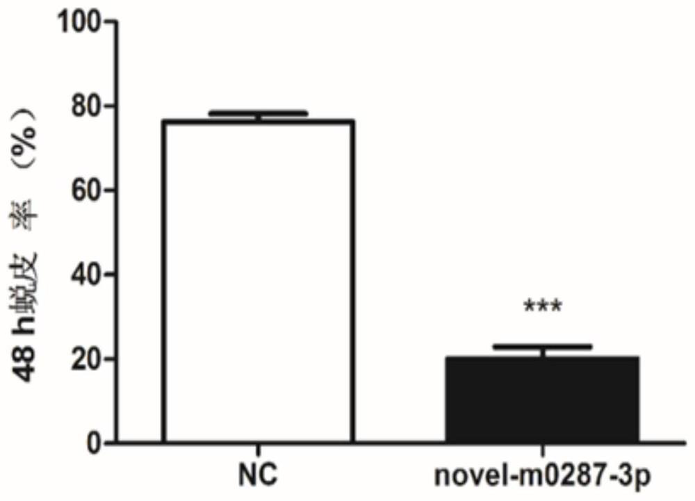 mir-novel-0287-3p and its application in pest control