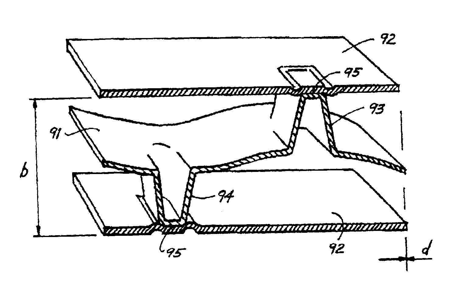 Structural dimple panel