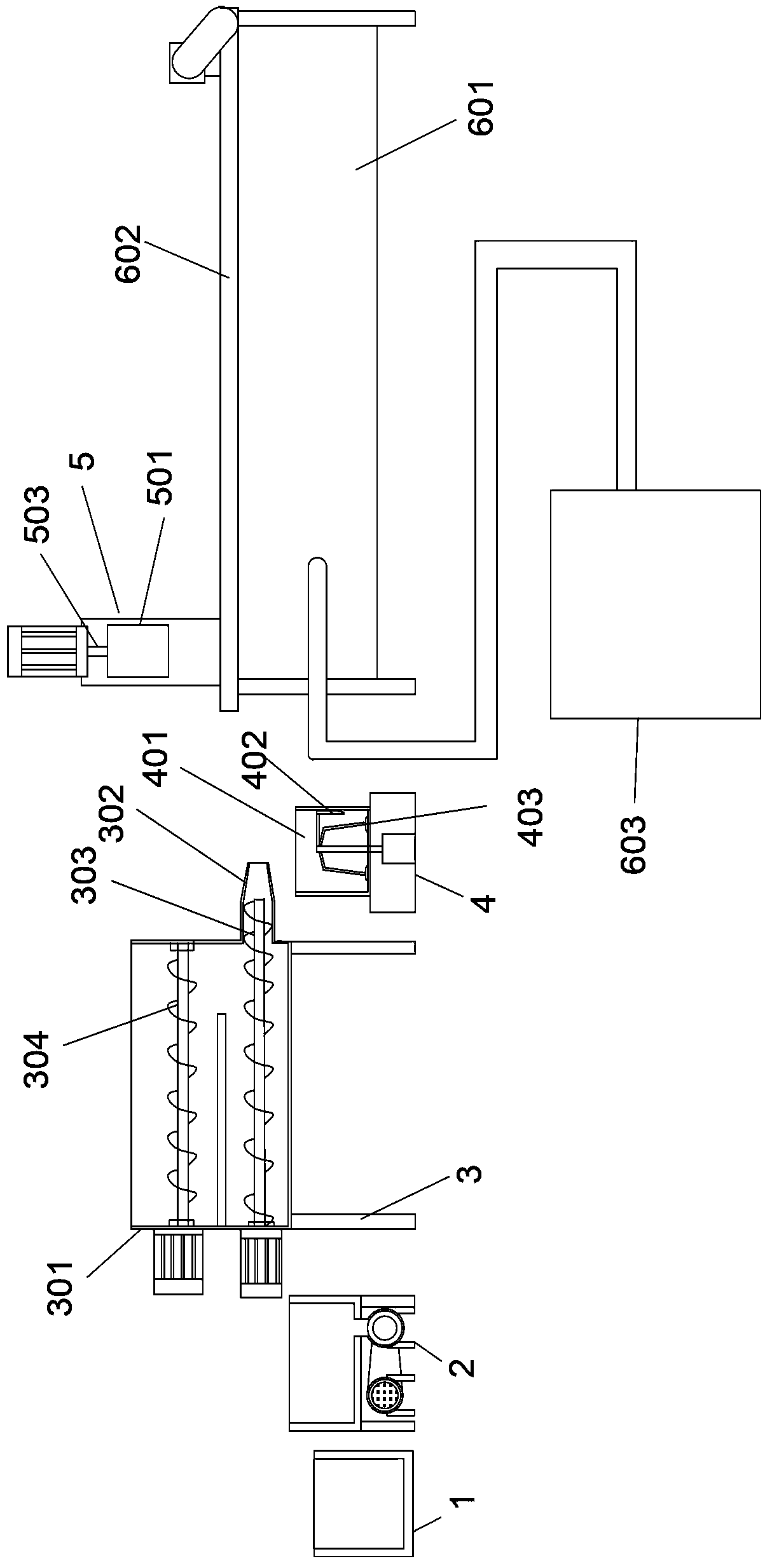 Method and production line for processing of sweet potato noodles