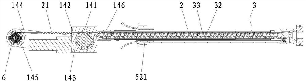 Automatic opening and closing structure for retractable umbrella and automatic retractable umbrella