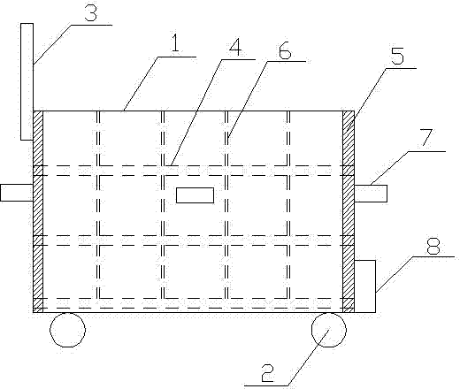 Automobile casting transportation device