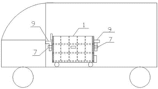 Automobile casting transportation device