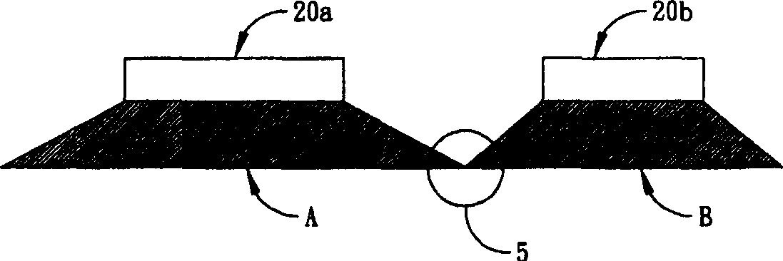 Electronic device with fan-out block possessing homogeneous impedance