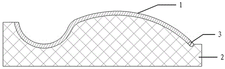 Preparation method of portable bone-china soup ladle