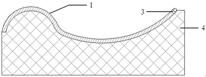 Preparation method of portable bone-china soup ladle