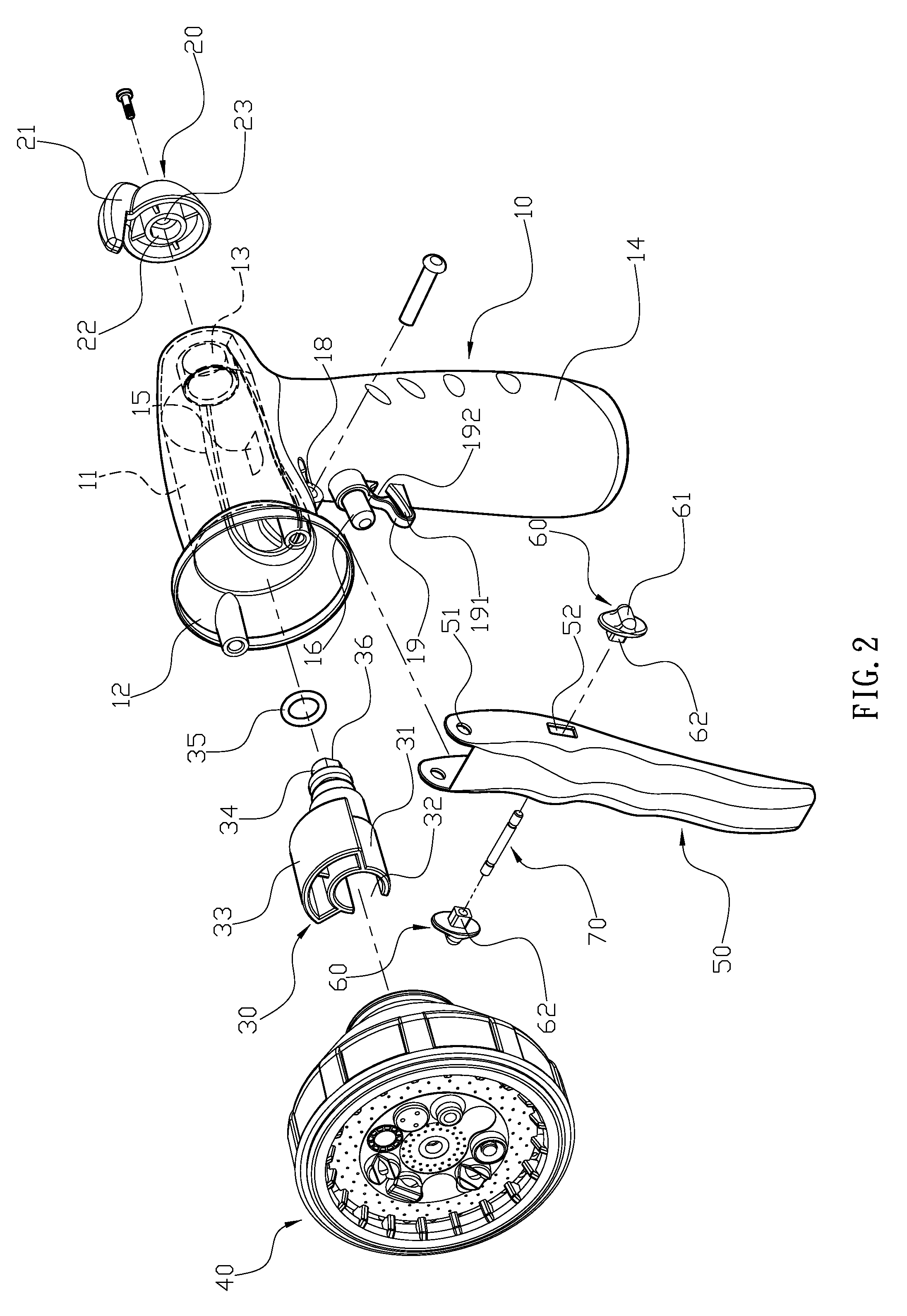 Garden hose sprayer