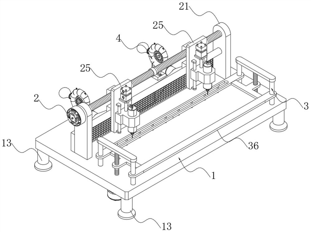 Financial voucher punching equipment with positioning function