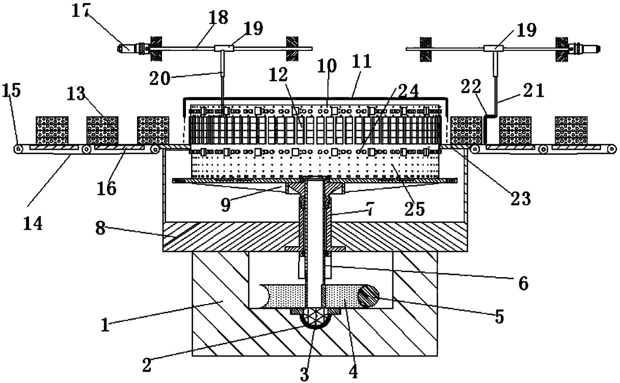 Red mud breathable brick sintering equipment