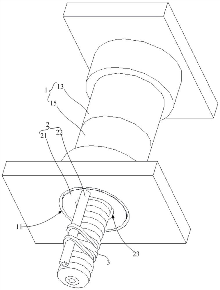 Cable binding structure and robot