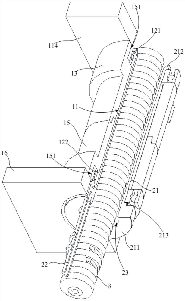 Cable binding structure and robot