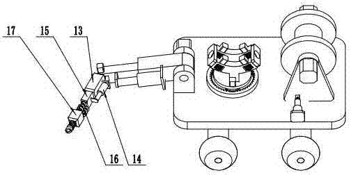 Cable installing robot