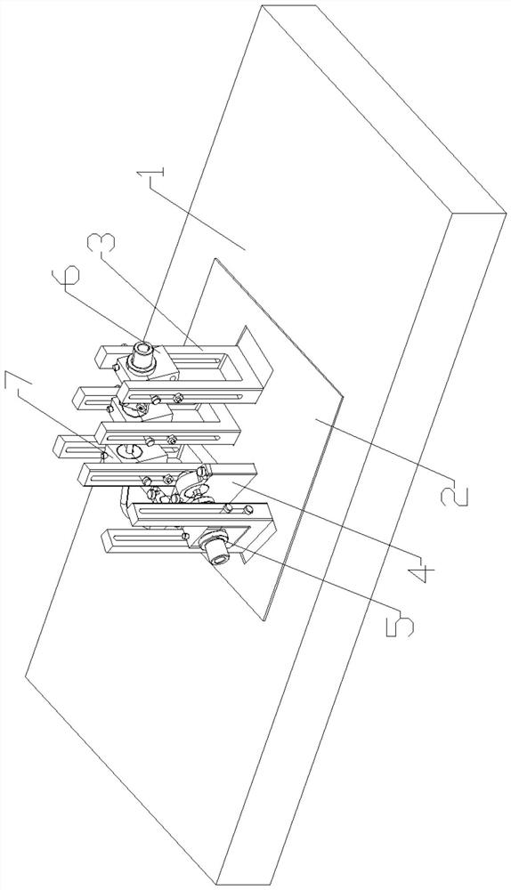 General aero-engine external pipeline space size detection and setting device