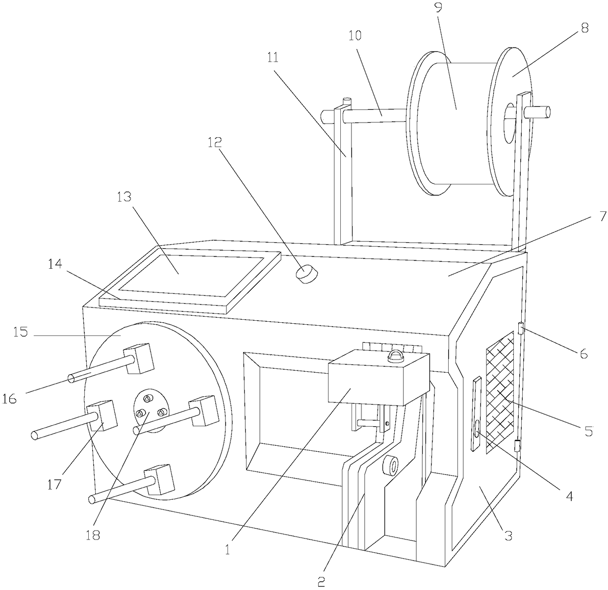 Cable arrangement machine