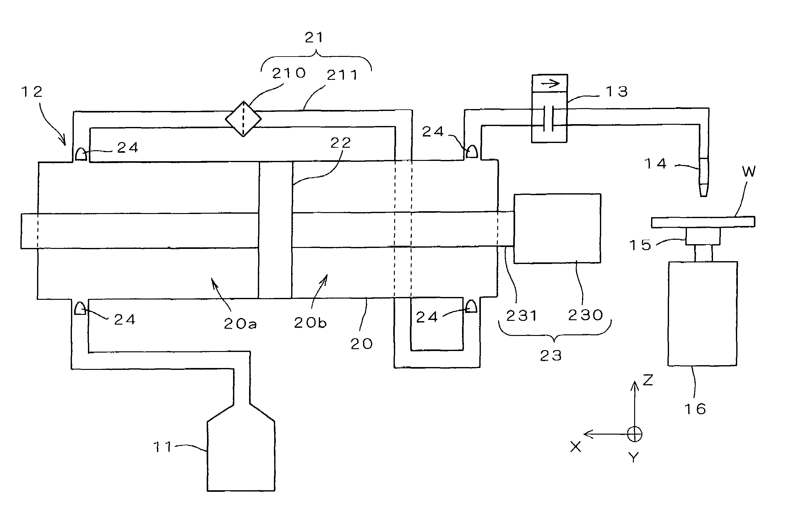 Chemical pump and method of discharging chemical solution