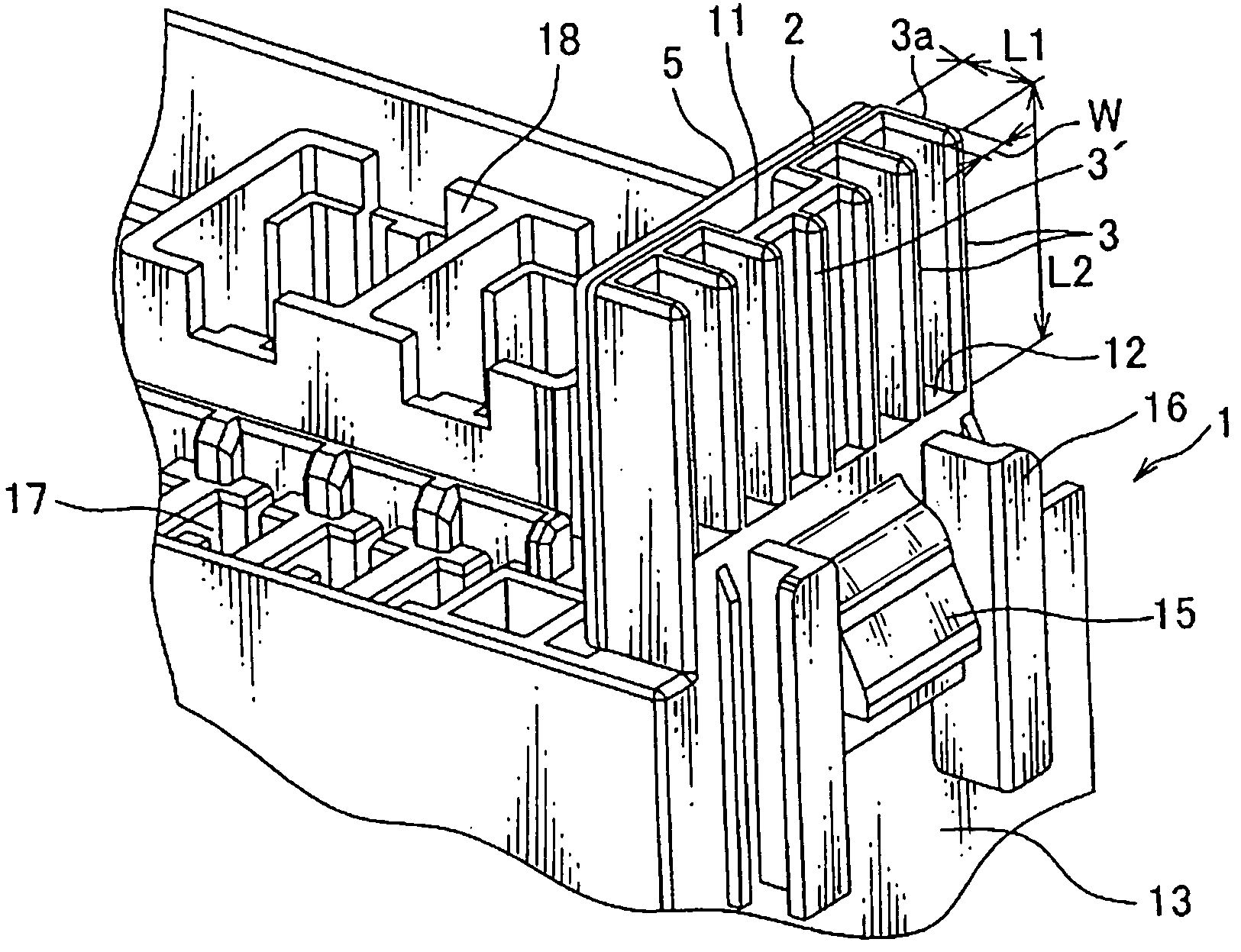 Rescue terminal structure