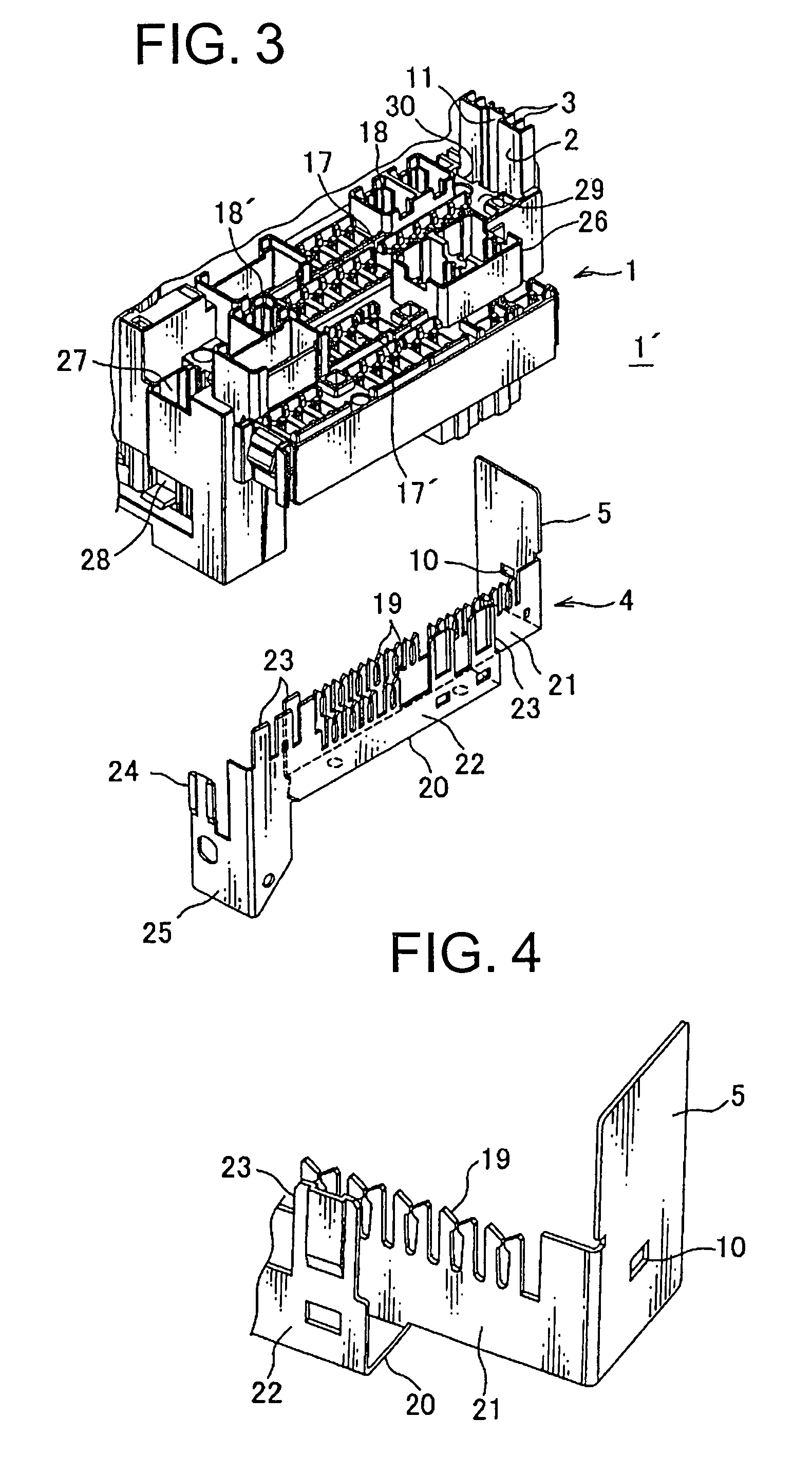 Rescue terminal structure