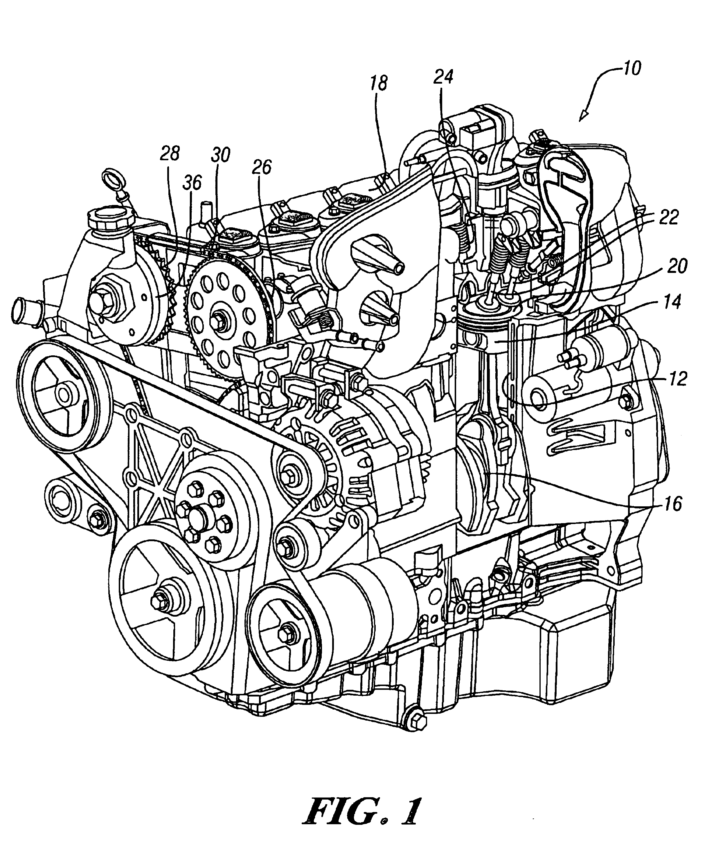 Diesel engine with cam phasers for in-cylinder temperature control