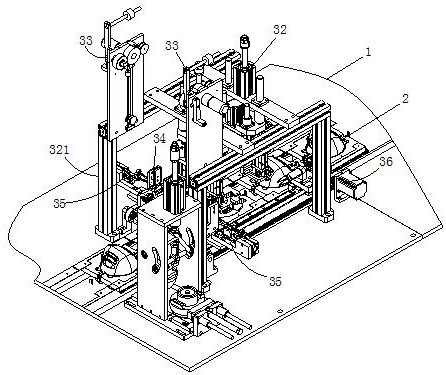 Full-automatic production line of breathing mask