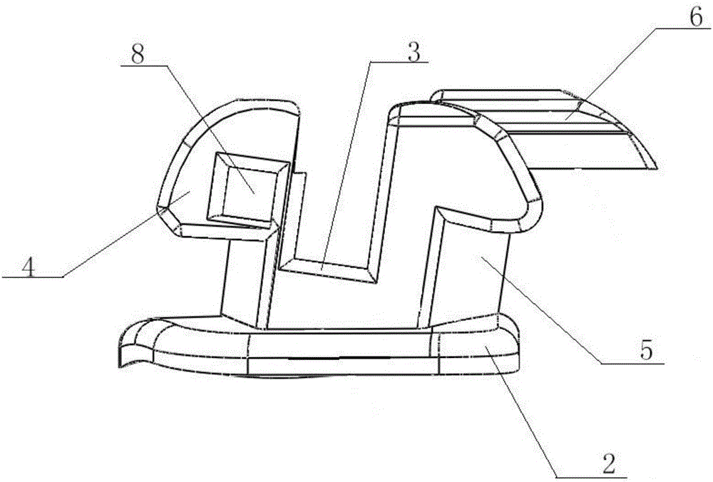 Dual-auxiliary-hole low-friction sliding self-ligating bracket